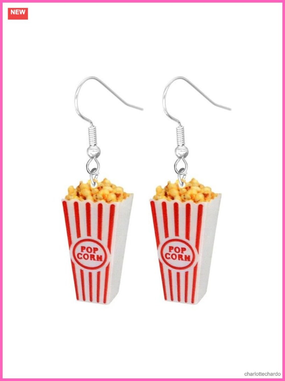 Funny Acrylic Food Earrings Drop Dangle Snack Jewelry